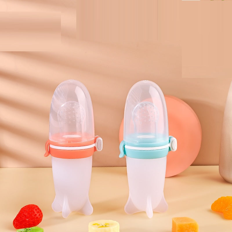 Baby Silicone Squeeze Feeding Bottle Bowl Tool
