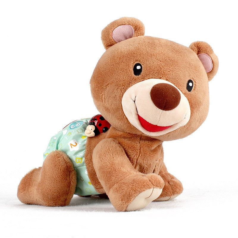 Learn To Crawl Boo Bear Baby Crawling Toy