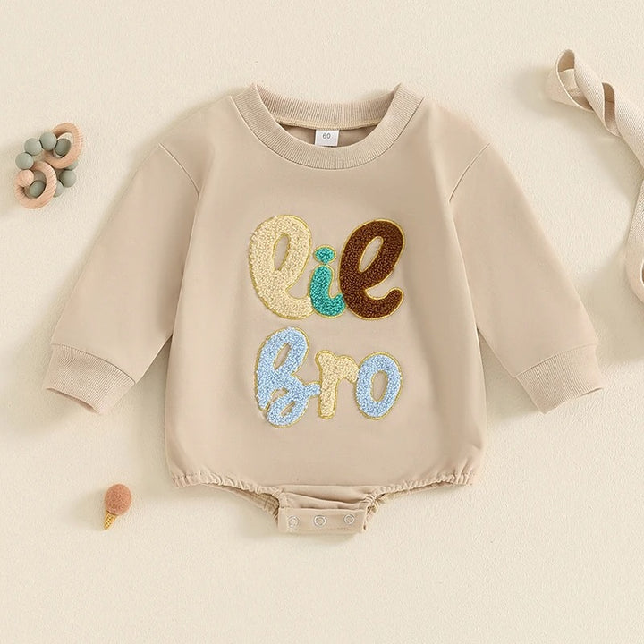 Baby Boy Autumn Sweatshirt Romper Clothes
