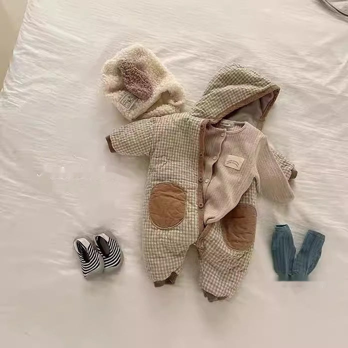 Baby Cotton Padded Jumpsuit Romper