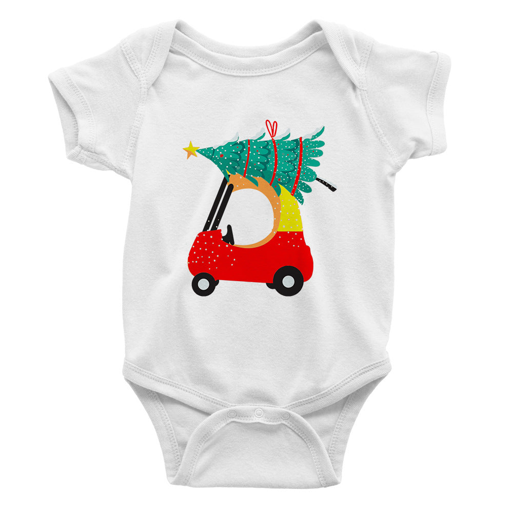 Short Sleeve Cotton Baby Romper Coat