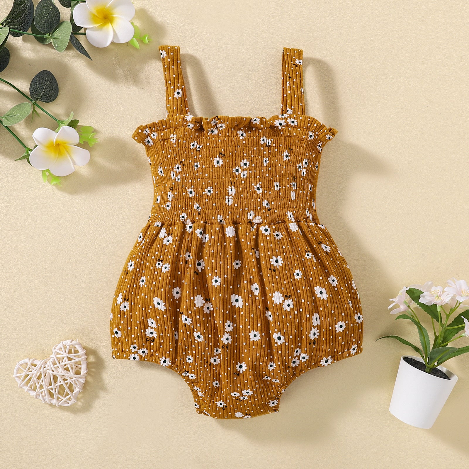Sleeveless Summer Baby Romper Jumpsuit