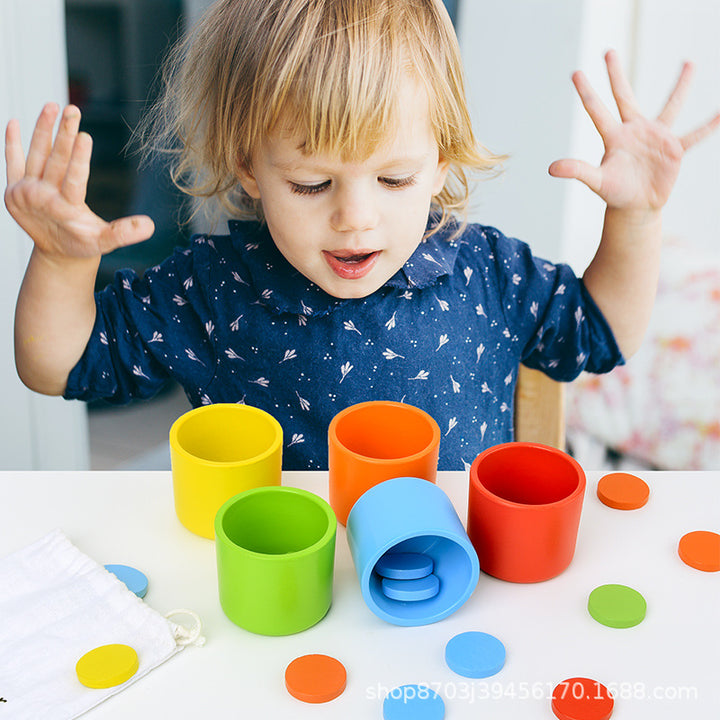 Baby Color Sorting Cups Educational Toy