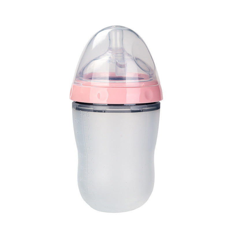 Baby Silicone Breast Milk Feeding Bottle