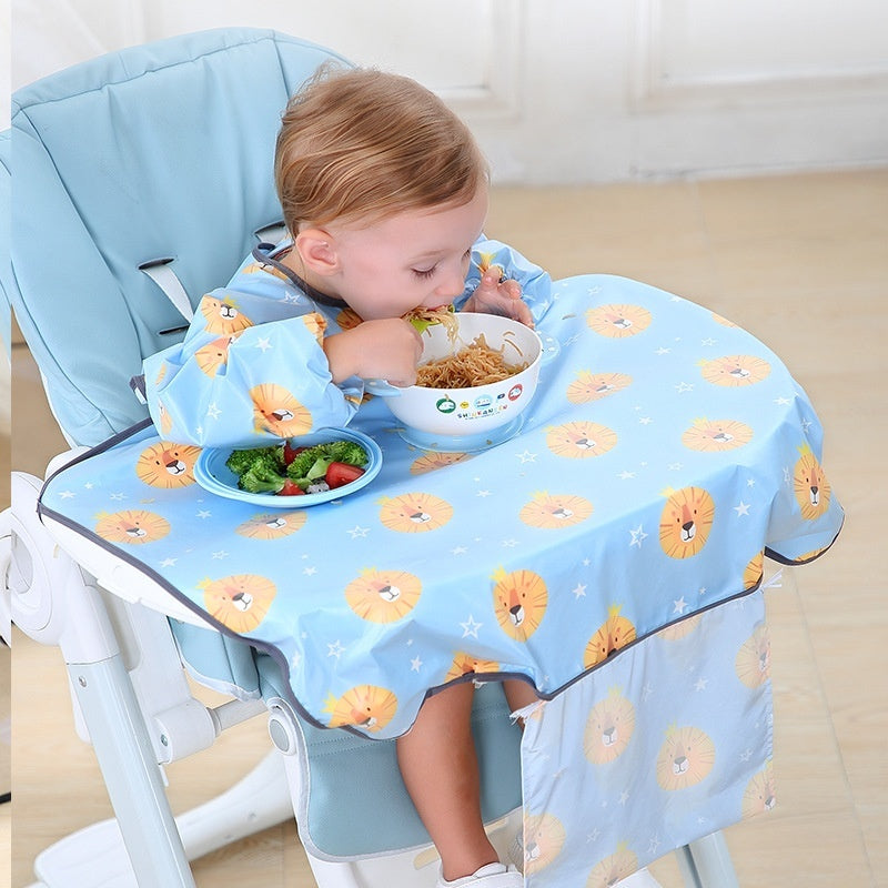 Baby Feeding Bib Apron Cover Gown