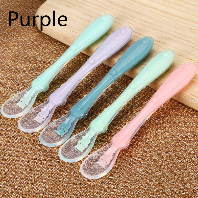 Baby Silicone Feeding Spoon Tableware