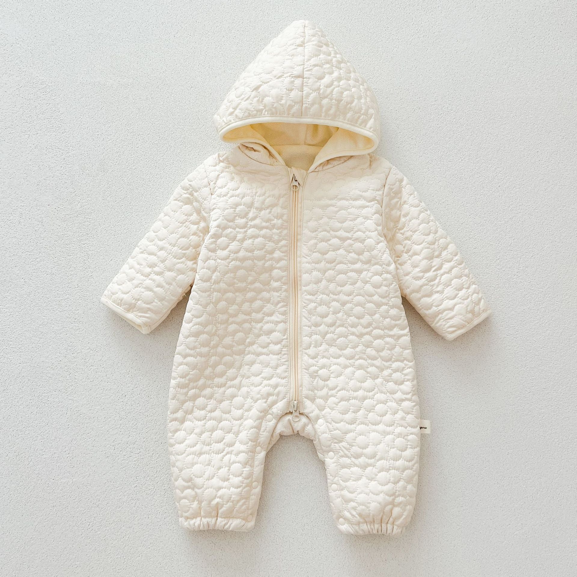 Baby Quilted Winter Warm Romper Outerwear