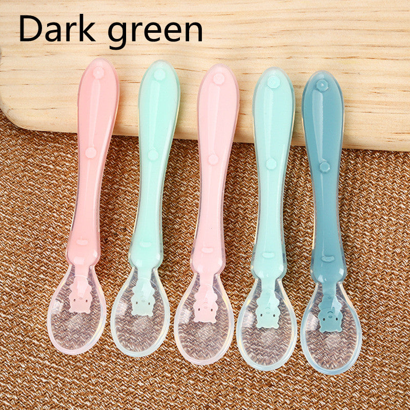 Baby Silicone Feeding Spoon Tableware
