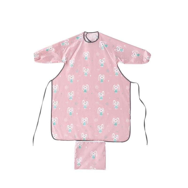 Baby Feeding Bib Apron Cover Gown