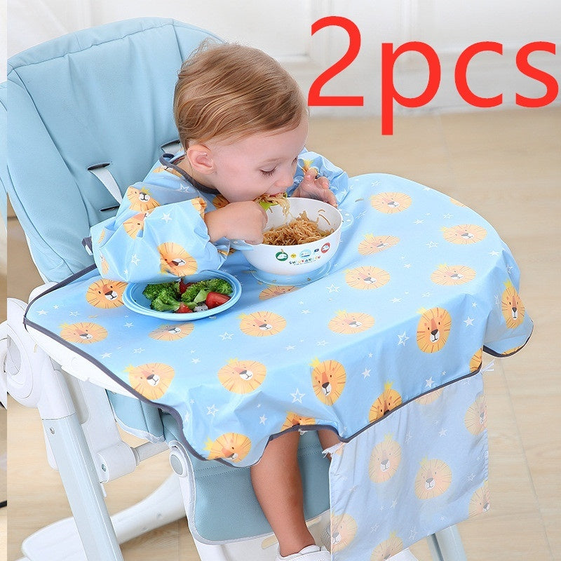 Baby Feeding Bib Apron Cover Gown