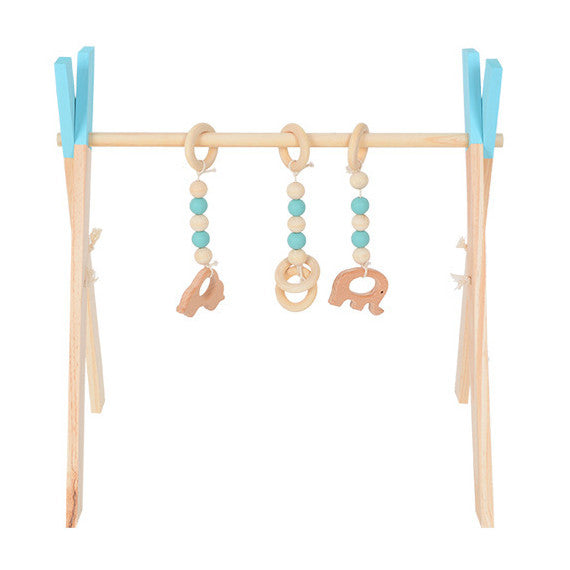 Wooden Baby Fitness Frame Educational Toy Gym