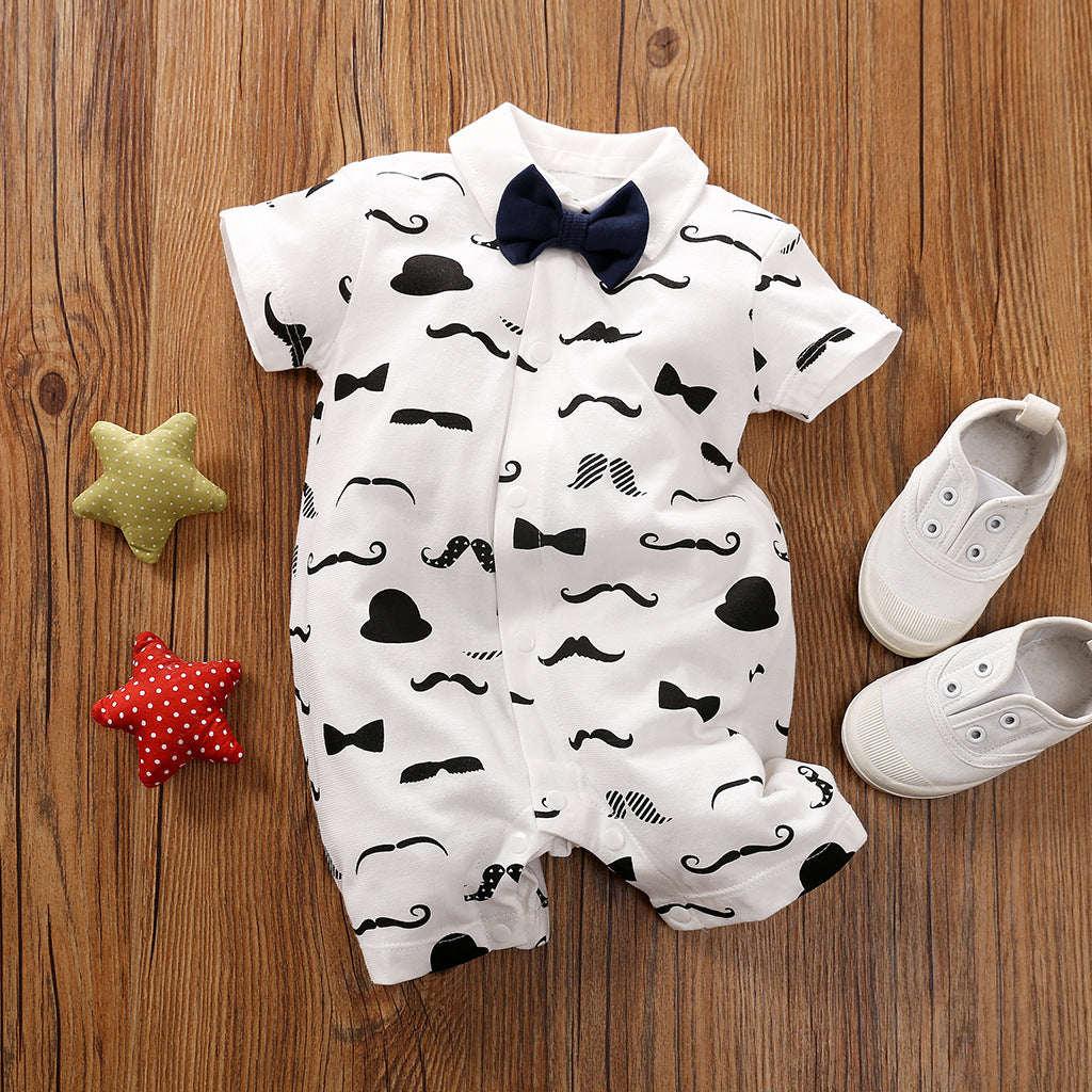Baby Gentlemen Long Sleeve Romper Clothes