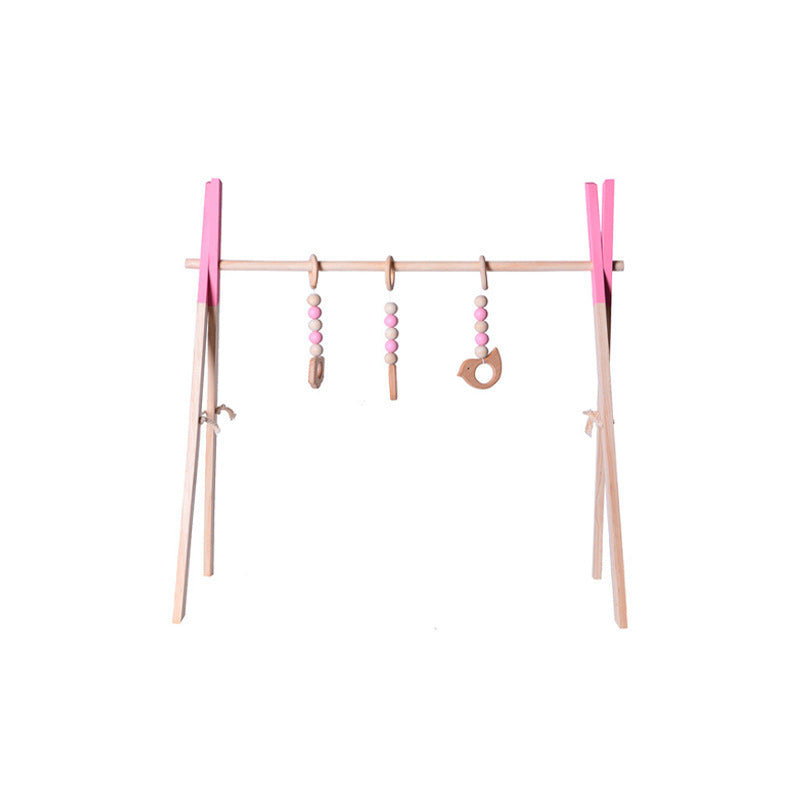 Wooden Baby Fitness Frame Educational Toy Gym