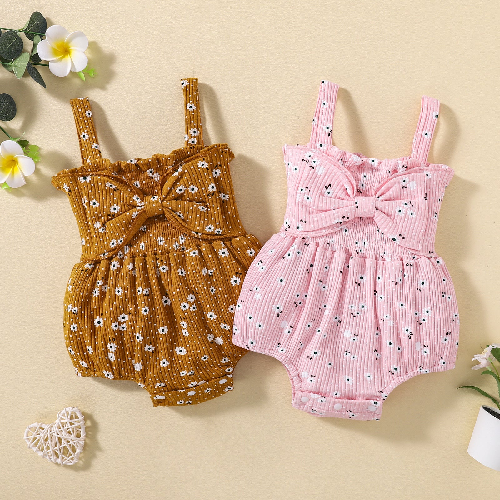 Sleeveless Summer Baby Romper Jumpsuit