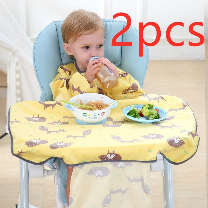Baby Feeding Bib Apron Cover Gown