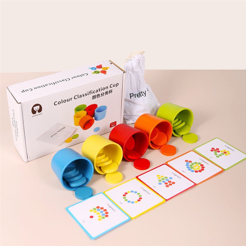 Baby Color Sorting Cups Educational Toy