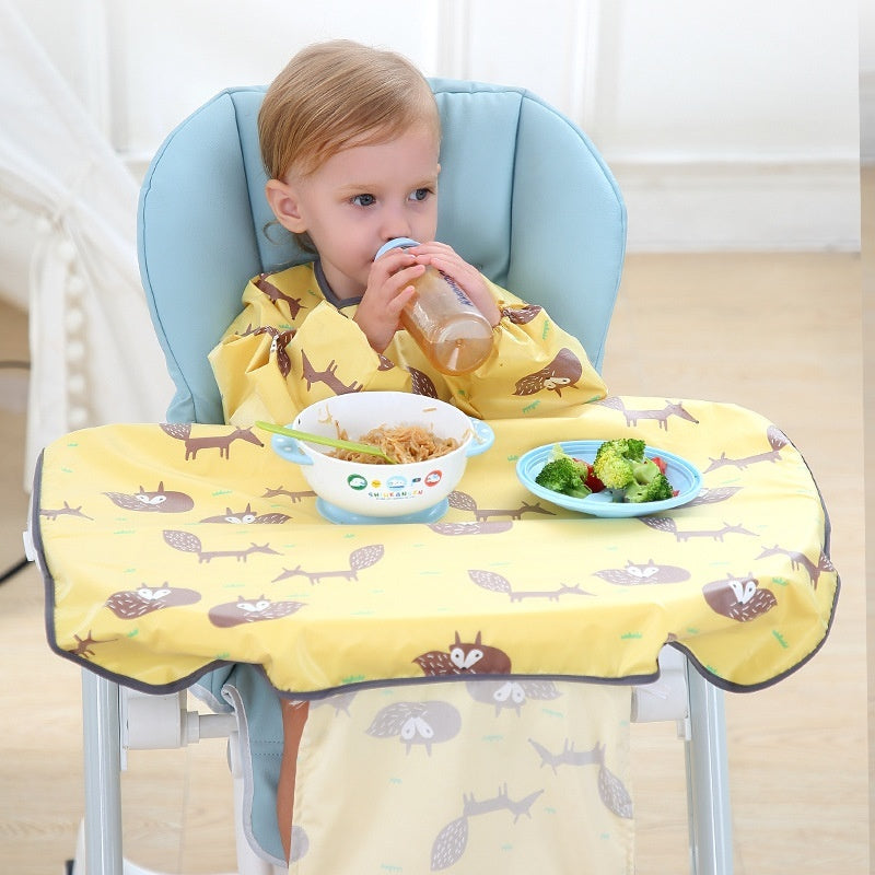 Baby Feeding Bib Apron Cover Gown